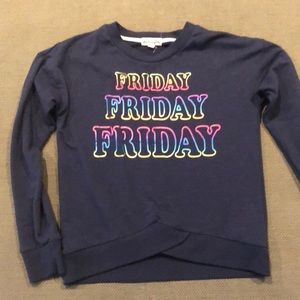 Girls sweatshirt, worn once. Darling n person